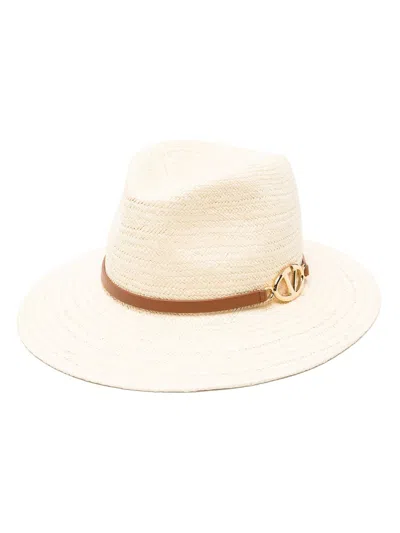 Valentino Garavani Vlogo Signature Sun Hat In Neutrals