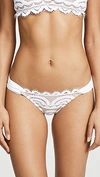 Pilyq Lace Fanned Teeny Bikini Bottom In White