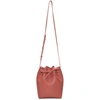 Mansur Gavriel Pink Saffiano Mini Bucket Bag