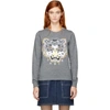 KENZO KENZO GREY TIGER SWEATSHIRT,F762SW7054XC