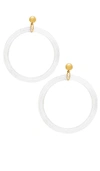 LARUICCI WIDE CIRCLE HOOPS,EA1835