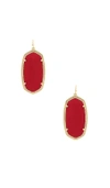 Kendra Scott Elle Statement Drop Earrings In Red
