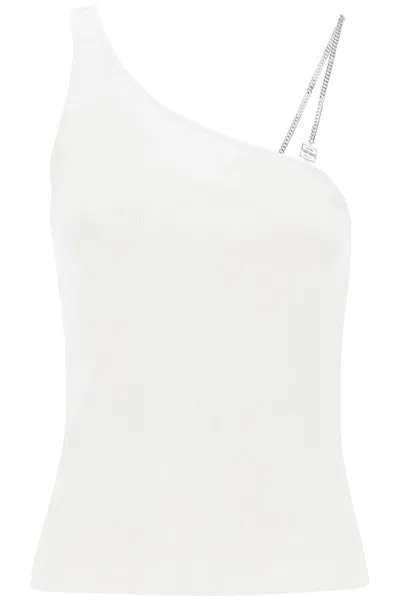 Givenchy One Shoulder 4g Top In White