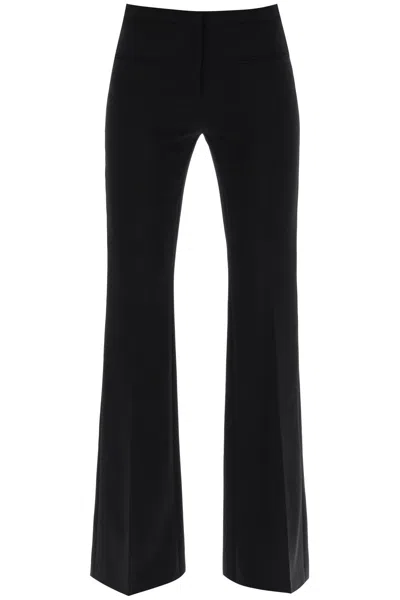 Courrèges Tailored Bootcut Pants In Technical Jersey In Black