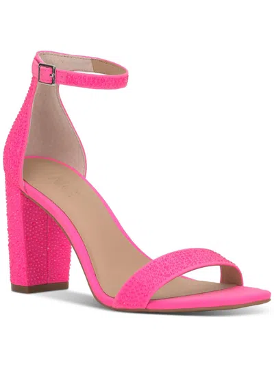 Inc Lexini Womens Ankle Strap Dress Sandals In Pink