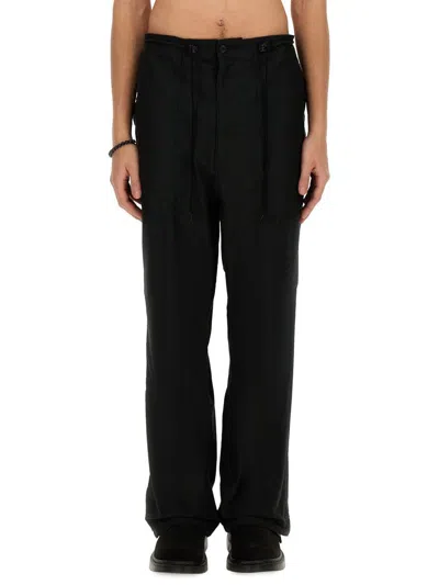 Needles Trousers With Elastic In Black