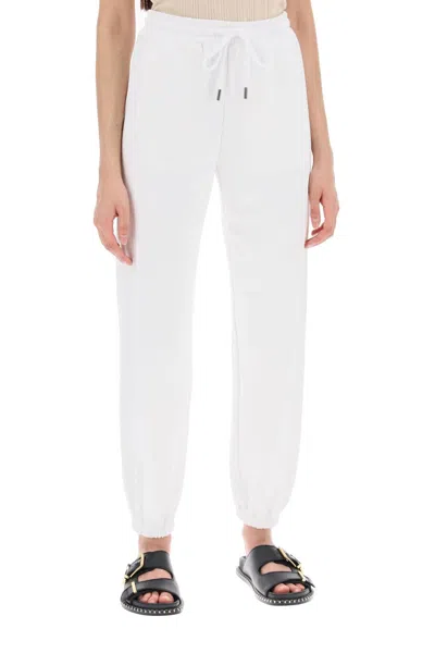 Max Mara Markus Jersey Sweatpants In White