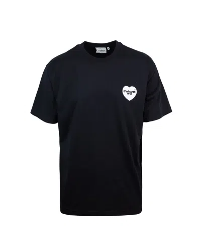 Carhartt Heart Bandana T-shirt In 0d206black / White