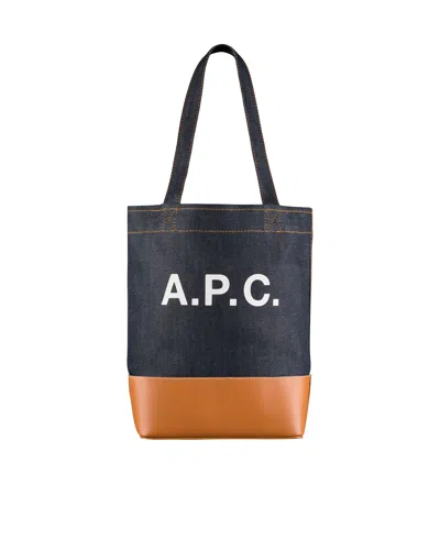 Apc A.p.c. Tote Axel Small Bags In Caf