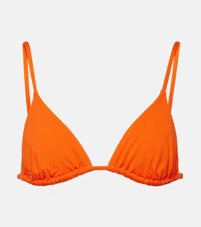 Eres Mouna Small Bikini Top In Orange
