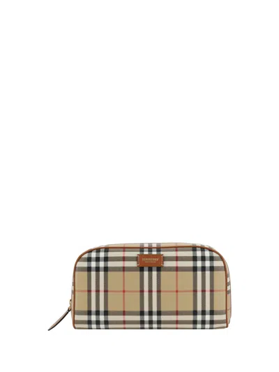 Burberry Women Cosmetic Pouch In Multicolor