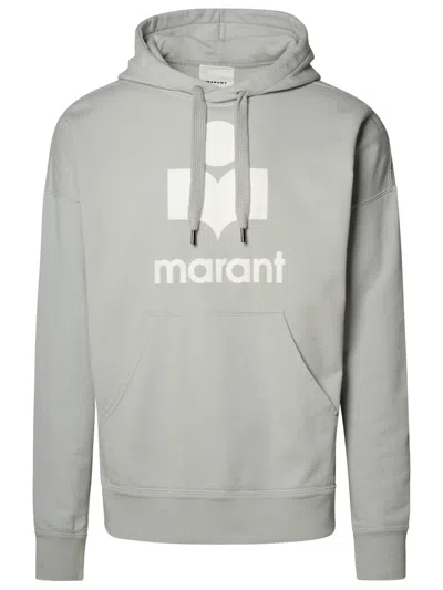 Isabel Marant Man Sweatshirt Light Grey Size M Recycled Cotton, Cotton, Polyester In Blue