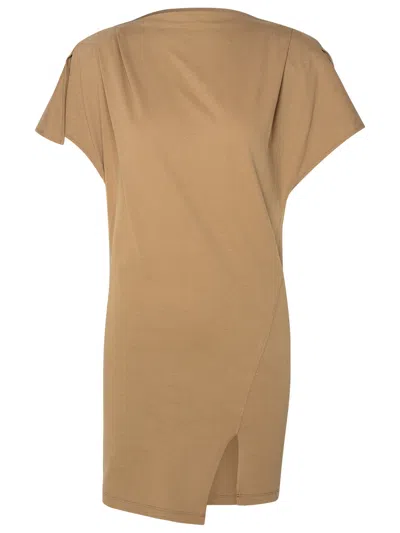 Isabel Marant Woman  'silvane' Brown Cotton Dress