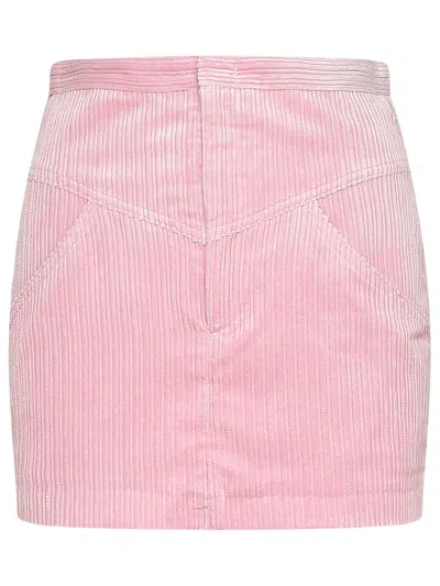 Isabel Marant Woman  Melva Pink Polyester Blend Miniskirt