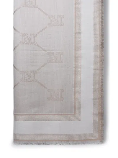 Max Mara Scarf Molveno In Beige