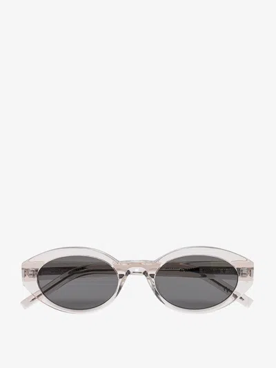 Saint Laurent Woman Sl 567 Woman White Sunglasses