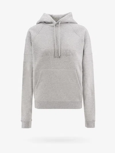 Saint Laurent Sweatshirt  Woman Color Grey In Gray