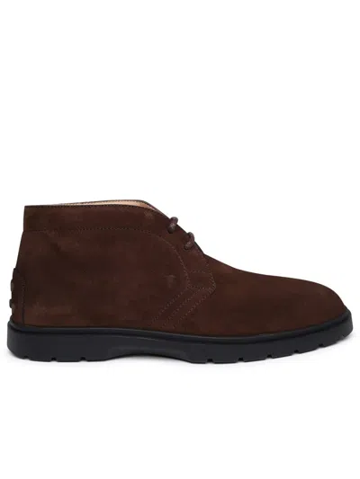 Tod's Man  Brown Suede Boots