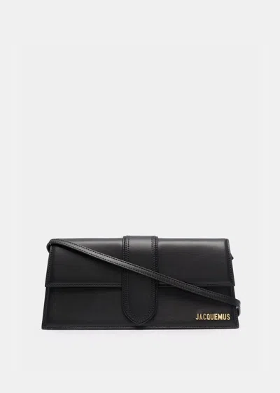 Jacquemus Le Bambino Long Leather Bag In Black