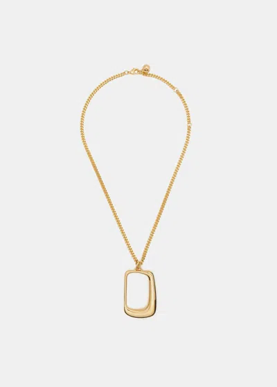 Jacquemus Le Collier Ovalo Necklace In Light Gold