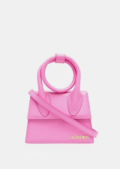 Jacquemus Women Le Chiquito Noeud In Neon Pink