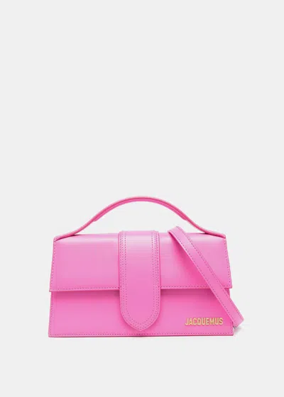 Jacquemus Le Grand Bambino Tote Bag In Neon Pink