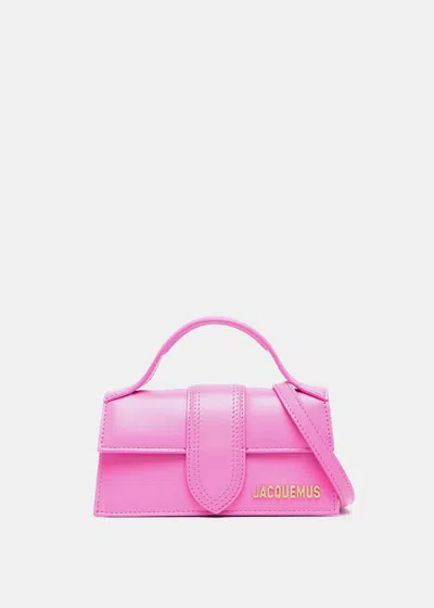 Jacquemus Pink ?€?le Bambino?€? Clutch In Neon Pink