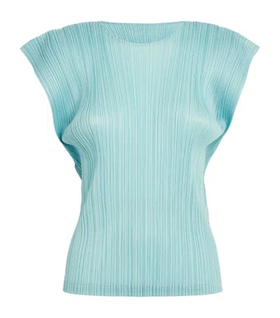 Issey Miyake Monthly Colours March Top In Blue