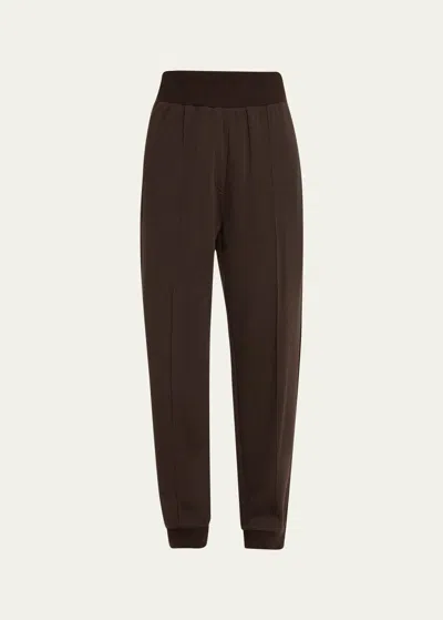 Loewe Wool And Cashmere Straight Trousers In Brn ml Cof