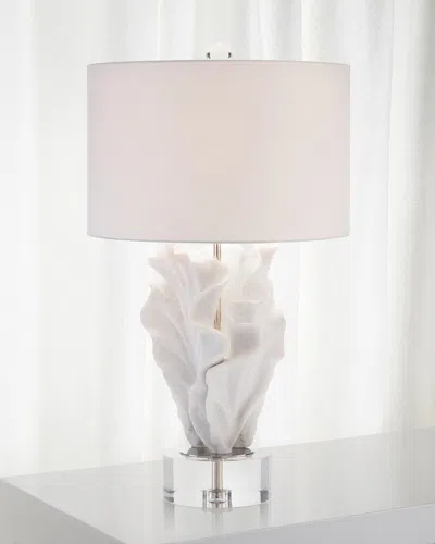 John-richard Collection Cast Coral Table Lamp In White
