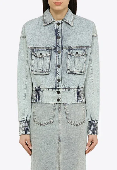 The Mannei Cannes Denim Jacket In Blue
