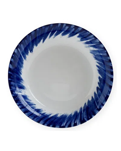 Bernardaud In Bloom Open Vegetable Dish In White/blue