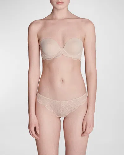 Simone Perele Karma Smooth Strapless Bra In Neutral Pattern