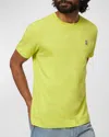 Psycho Bunny Men's Pima Cotton Classic Crewneck T-shirt In Lime Granita