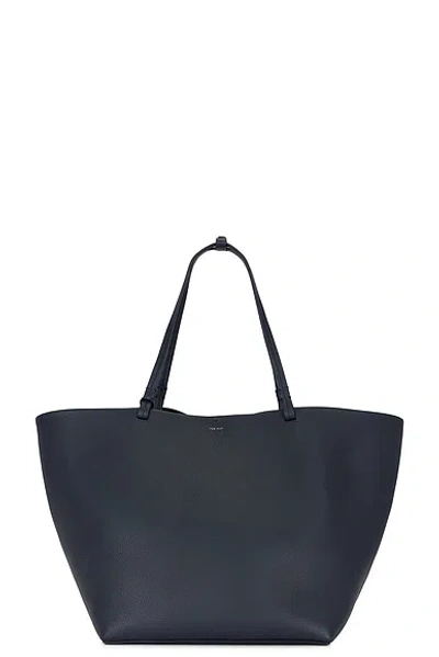 The Row Xl Leather Park Tote In Virginia Blue