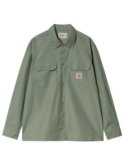Carhartt Wip Short Sleeves Craft Shirt Clothing In Green