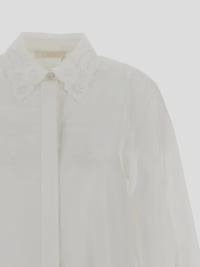Chloé Chloè Shirts In White
