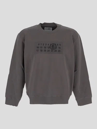 Mm6 Maison Margiela Sweaters In Grey