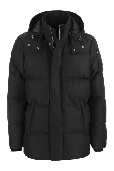 Moose Knuckles Cloud 3q - Hooded Jacket In Black