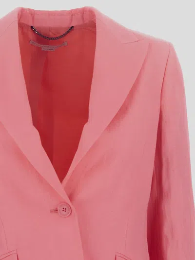Stella Mccartney Single-breasted Blazer In Pink