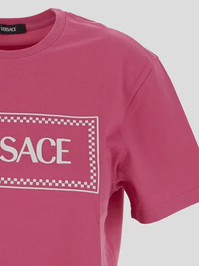 Versace T-shirts And Polos In Pink