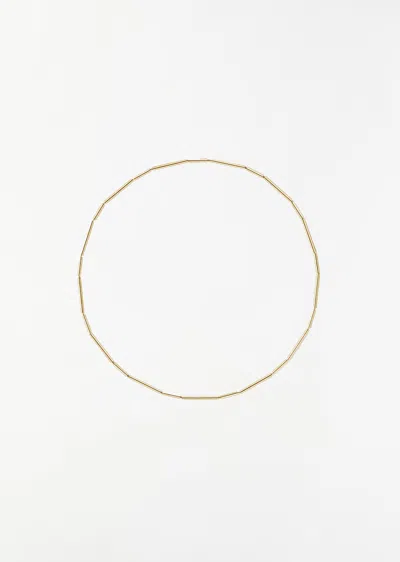 Shihara Construction Lines Necklace 2-1 In 18k Yellow Gold