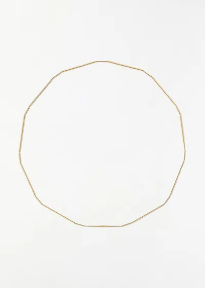 Shihara Construction Lines Necklace 4-1 In 18k Yellow Gold