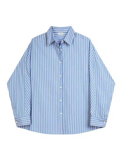 Dries Van Noten 00760-casio 8067 W.w.shirt Clothing In Blue