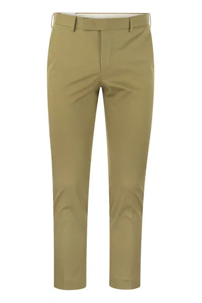 Pt Torino Dieci - Cotton Trousers In Rope