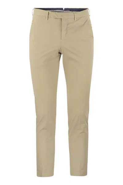Pt Torino Master - Cotton Trousers In Brown