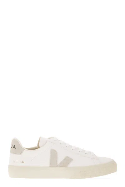 Veja White Chromefree Leather Campo Sneakers In White/natural