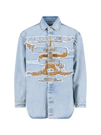 Y/project Y Project Jackets In Light Blue