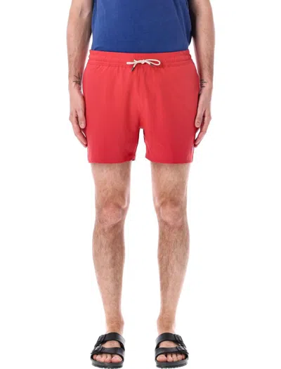 Polo Ralph Lauren Tarveler Mid Trunck Slim Fit In Red