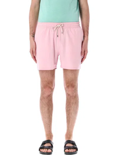 Polo Ralph Lauren Tarveler Mid Trunck Slim Fit In Pink